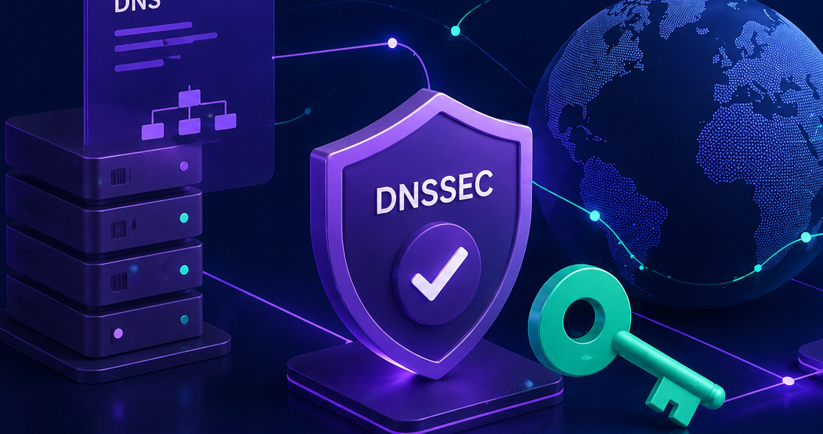 DNSSEC — kryptografisch signierte DNS-Antworten als Schutz vor Spoofing und Cache-Poisoning