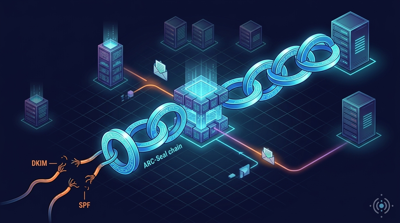 ARC and Mailing List Noise: Why DMARC Breaks on Forwarding – and How RFC 8617 Fixes It
